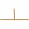 Ekena Millwork Eugene Smooth Timber Gable Bracket, Western Red Cedar, 96"W x 56"H x 1 1/2"D x 3 1/2"F, 14/12 Pitch GBW096X56X0204EUG00SWR - alternate 2